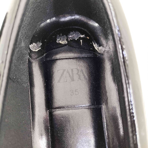 ザラ ZARA トラックソールローファー タッセルディテール レディース EUR:35