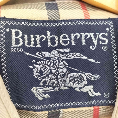 バーバリーズ BURBERRYS 90S 紺タグ 裏地ノバチェック ショート トレンチ コート メンズ
