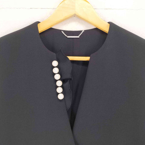 セルフォード CELFORD 24SS フリルパールネックロングジレ レディース ONE SIZE