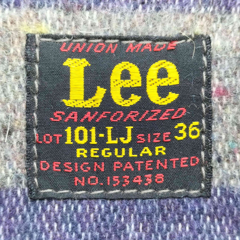 リー Lee 101-LJ STORM RIDER ALASKAN LINING 50's 復刻モデル アラスカン ライニング メンズ 36