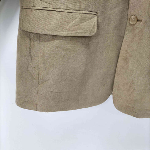 ローレンラルフローレン LAUREN RALPH LAUREN 裏地チェック スエード 2Bテーラードジャケット メンズ 42R