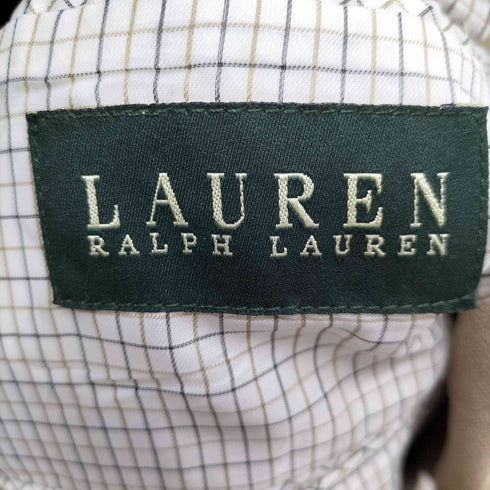 ローレンラルフローレン LAUREN RALPH LAUREN 裏地チェック スエード 2Bテーラードジャケット メンズ 42R