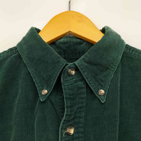 エルエルビーン L.L.Bean 80-90S コーデュロイ ボタンダウン L/S シャツ メンズ MED