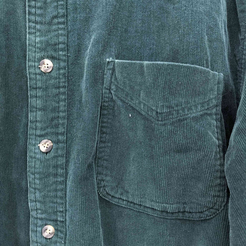 エルエルビーン L.L.Bean 80-90S コーデュロイ ボタンダウン L/S シャツ メンズ MED