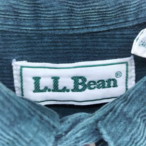 エルエルビーン L.L.Bean 80-90S コーデュロイ ボタンダウン L/S シャツ メンズ MED
