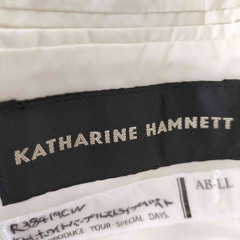 KATHARINE HAMNETT ストライプ 1B テーラードジャケット ベスト スラックス 3ピース メンズ L