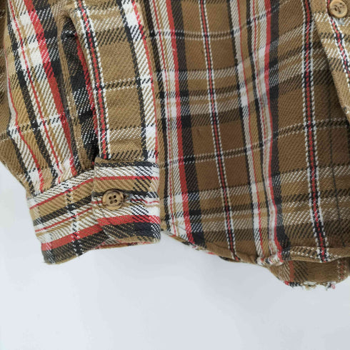 ビッグマック BIG MAC 70S チェック柄 L/S シャツ メンズ import:M