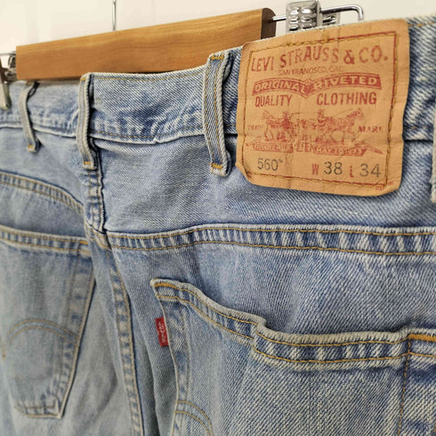 リーバイス Levis 00S COMFORT FIT 560 ボタン裏 615 刻印 ジップフライ デニム パンツ 04年製 メンズ W38 L34