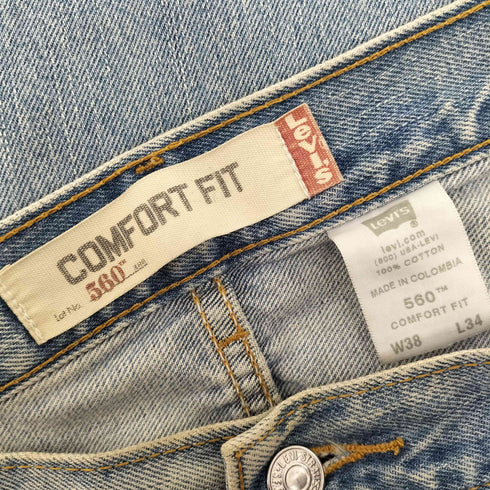 リーバイス Levis 00S COMFORT FIT 560 ボタン裏 615 刻印 ジップフライ デニム パンツ 04年製 メンズ W38 L34