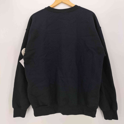 SUB POP フロント プリント クルーネック スウェット メンズ import:L