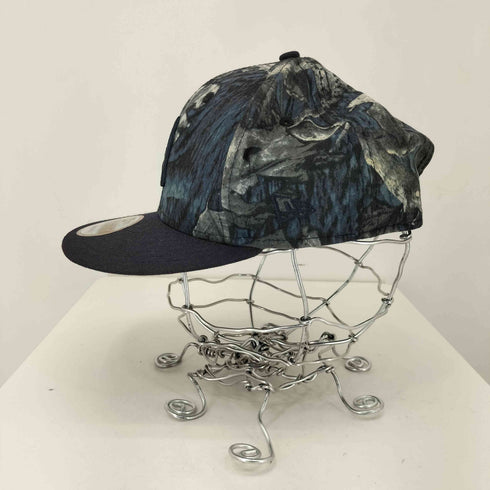 ニューエラ NEW ERA フロントロゴ刺繍 総柄 6パネル ベースボールキャップ 9FITY メンズ 7 1/2