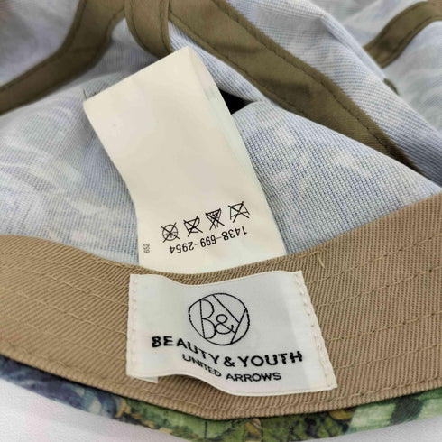 ビューティーアンドユースユナイテッドアローズ BEAUTY & YOUTH UNITED ARROWS 6パネル 花柄 キャップ メンズ