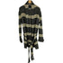 ラルフローレン RALPH LAUREN 00S シルク混 ボーダー ガウン ニットカーディガン レディース import:S