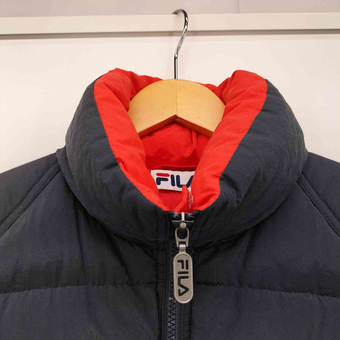 フィラ FILA スタンドカラー ダウン ジャケット メンズ import:S