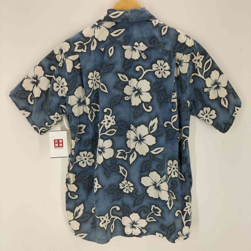 ゴーベアフット GO BareFoot USA製 ハイビスカス オープンカラーシャツ メンズ JPN:2
