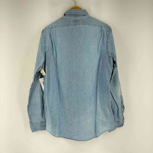 ポロラルフローレン POLO RALPH LAUREN INDIGO CHAMBRAY シャンブレーシャツ メンズ JPN:L