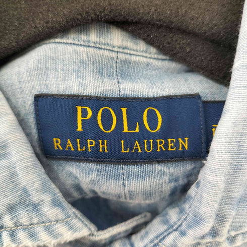 ポロラルフローレン POLO RALPH LAUREN INDIGO CHAMBRAY シャンブレーシャツ メンズ JPN:L