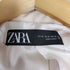 ザラ ZARA コットンリネン ダブル テーラードジャケット レディース import:XS