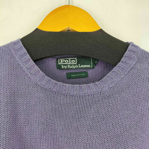 ポロバイラルフローレン Polo by RALPH LAUREN 80S スモールポニー刺繍 コットンニット メンズ JPN:XL