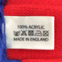 英国製 サッカーチーム フリンジ マフラー メンズ