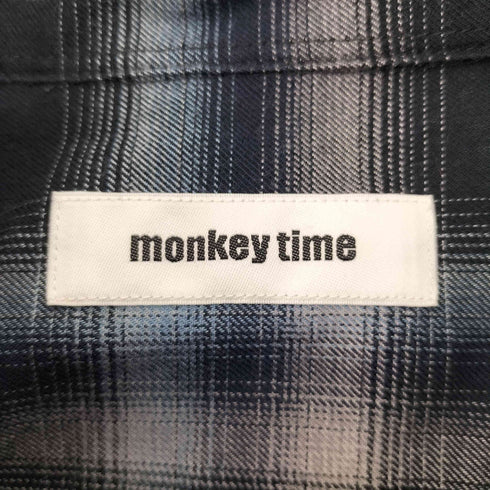 モンキータイム MONKEY TIME 24AW Shirt ビエラ チェック シャツ メンズ JPN:1