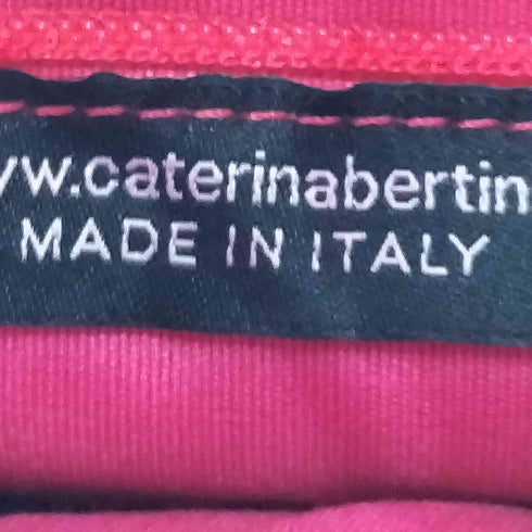 Caterina Bertini カテリナ ベルティーニ MADE INITALY 巾着 ウールフリンジ ハンドバッグ レディース