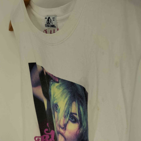 ヒステリックグラマー HYSTERIC GLAMOUR DH/MY HEART BEAT F Y pt My Heart Beat For You カットオフ ノースリーブ トップ メンズ FREE