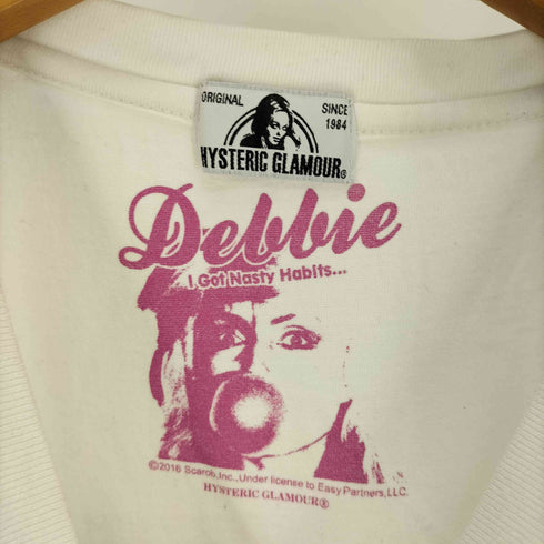 ヒステリックグラマー HYSTERIC GLAMOUR DH/MY HEART BEAT F Y pt My Heart Beat For You カットオフ ノースリーブ トップ メンズ FREE