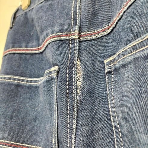 フブ FUBU 90-00S PLATINUM バックポケット 刺繍 ストレッチ デニム パンツ メンズ 30