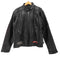 DIAMOND PLATE BUFFALO LEATHER ワッペン レザー シングル ライダース ジャケット メンズ import:M