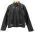DIAMOND PLATE BUFFALO LEATHER ワッペン レザー シングル ライダース ジャケット メンズ import:M