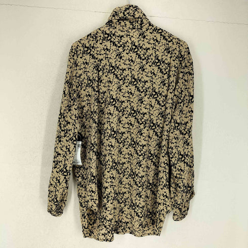 イッセイミヤケペルマネンテ ISSEY MIYAKE PERMANENTE 90S 96SS 小花柄ナイロンフラップポケットシャツ レディース S