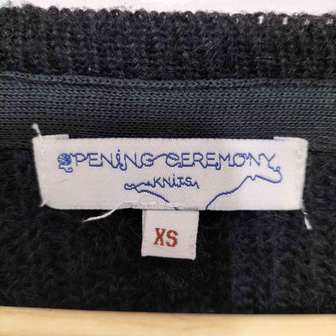 オープニングセレモニー OPENING CEREMONY KNITS モヘヤミックス オーバーサイズカーディガン レディース XS