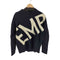エンポリオアルマーニ EMPORIO ARMANI カシミヤ混 ウール ロゴニット メンズ JPN:M