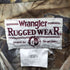 ラングラー Wrangler 80-90S RUGGED WEAR Real Tree Camouflage Pattern リアルツリー フラップポケット ボタンダウン ハンティング シャツ メンズ import:M