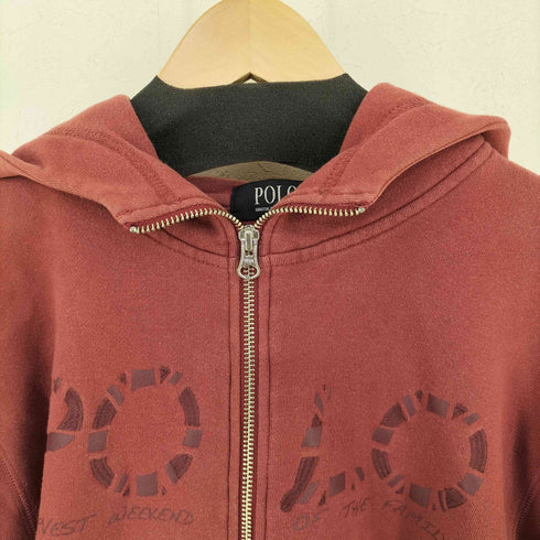 ポロブリティッシュカントリースピリット POLO BRITISH COUNTRY SPIRIT フロント プリントパーカー ダブルジップ メンズ JPN:L