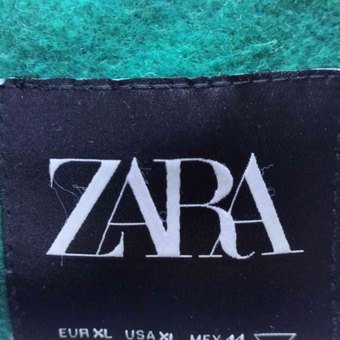 ザラ ZARA フェイクレザー切替 ワッペンスタジャン メンズ import:XL