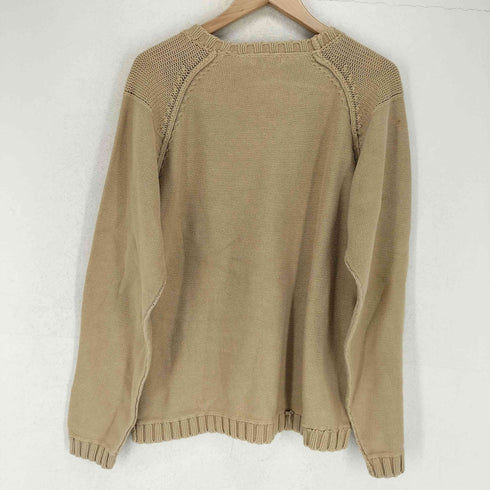 ダナキャランニューヨーク DKNY 00S ロゴプリントクルーネックコットンニット メンズ 16