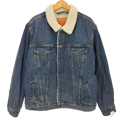リーバイス Levis YPE 3 SHERPA TRUCKER 裏地ボアデニムジャケット メンズ L