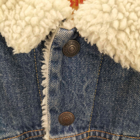 リーバイス Levis YPE 3 SHERPA TRUCKER 裏地ボアデニムジャケット メンズ L