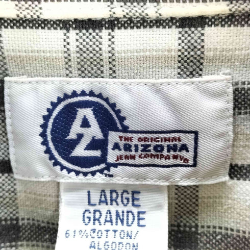 アリゾナジーン ARIZONA JEAN チェックシャツ メンズ import:L