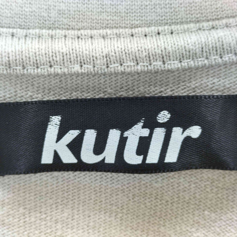 クティール kutir フロント刺繍バックプリントロングスリーブT メンズ JPN:L
