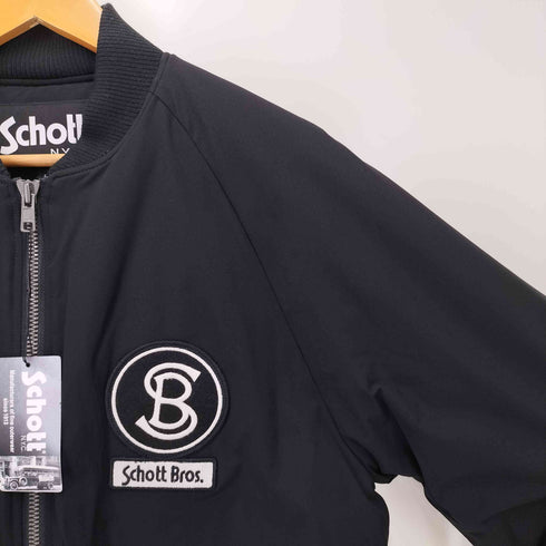ショット Schott BROSワッペン中綿オーバーサイズジャケット メンズ L