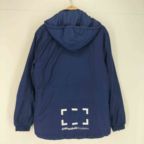 アンブロ UMBRO チームロゴプリント ロゴ刺繍フーデッド中綿ジャケット メンズ M