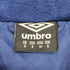 アンブロ UMBRO チームロゴプリント ロゴ刺繍フーデッド中綿ジャケット メンズ M
