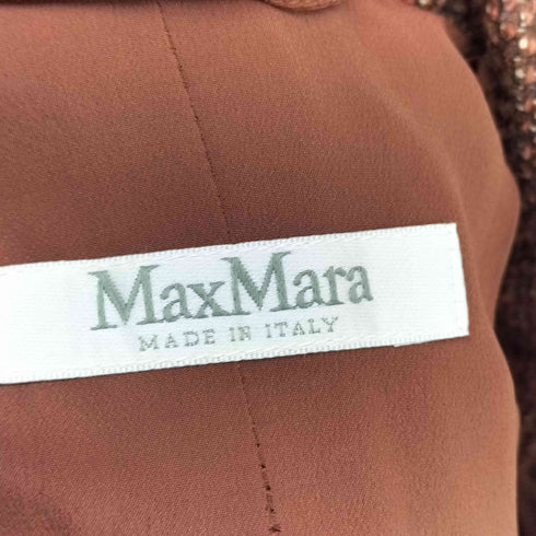マックスマーラ MAX MARA イタリア製 ウール 1B テーラード ジャケット スカート セットアップ レディース 40