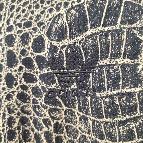 アディダスオリジナルス adidas Originals クロコ柄 ドルマンスリーブクロップドスウェット レディース JPN:M