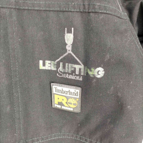 ティンバーランド Timberland PRO SERIES 105 LEE LIFTING 企業ロゴ プリント プレート リメイク 裏地フリース ジップアップ ワーク ジャケット メンズ import:M