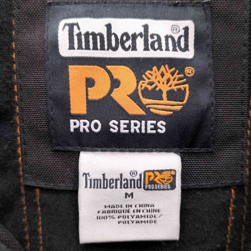 ティンバーランド Timberland PRO SERIES 105 LEE LIFTING 企業ロゴ プリント プレート リメイク 裏地フリース ジップアップ ワーク ジャケット メンズ import:M