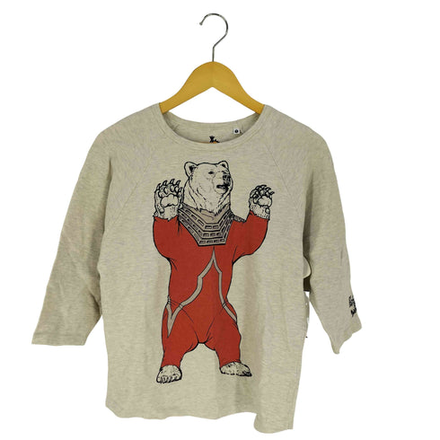 ゴースローキャラバン go slow caravan 鹿の子 8分袖 クマTEE メンズ JPN:1